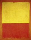 Yellow Canvas Paintings - Untitled no12 Red and Yellow